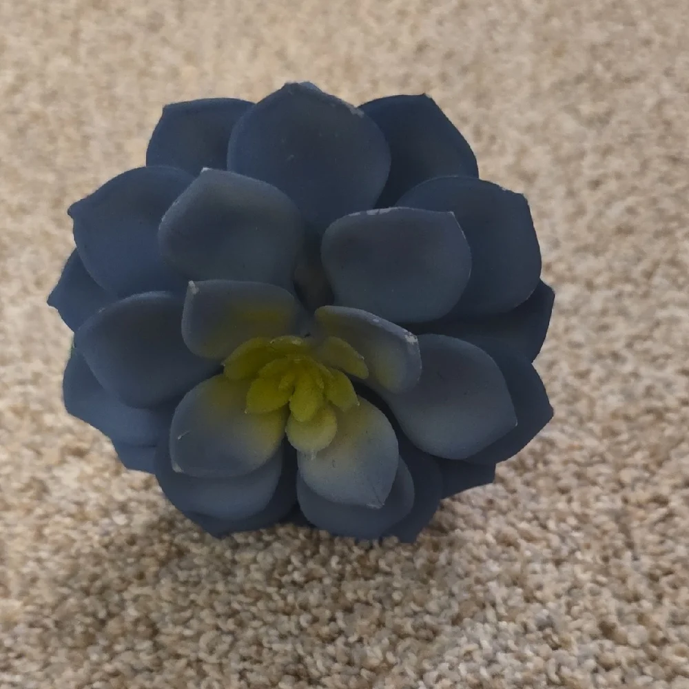 Ashland Faux Floral in Blue and Yellow